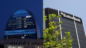 Sede de BBVA y Banco Sabadell