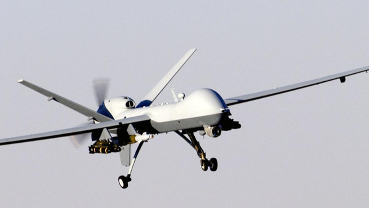Un 'drone' estadounidense de uso militar, en una imagen de archivo.