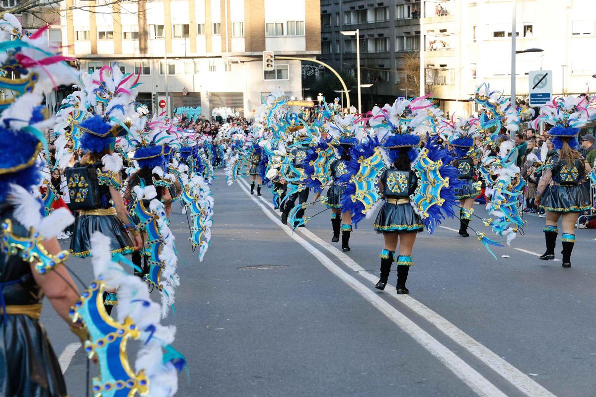 Desfile de Carnaval el año pasado en Santiago