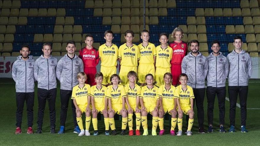 El Alevín B del Villarreal se erige en un equipo intratable en su liga