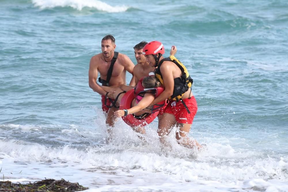 Simulacro de rescate en Cabo de Palos