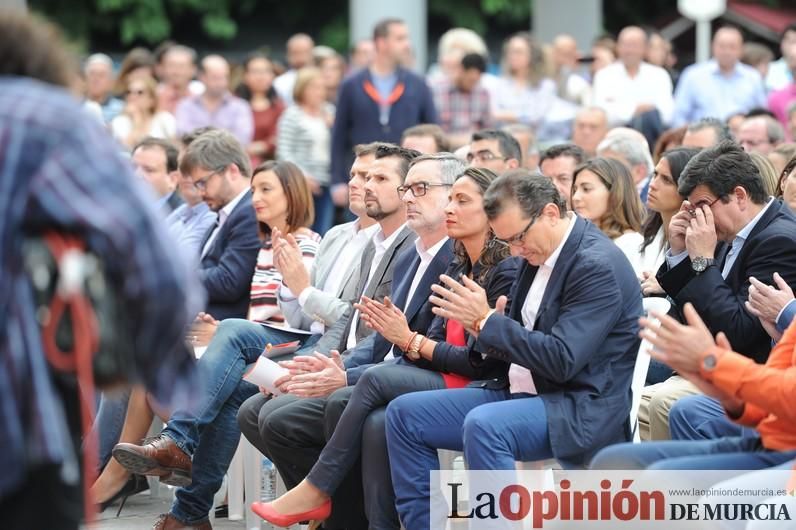 Albert Rivera, líder de Ciudadanos, en Murcia