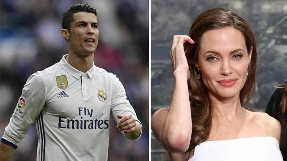 Cristiano Ronaldo y Angelina Jolie