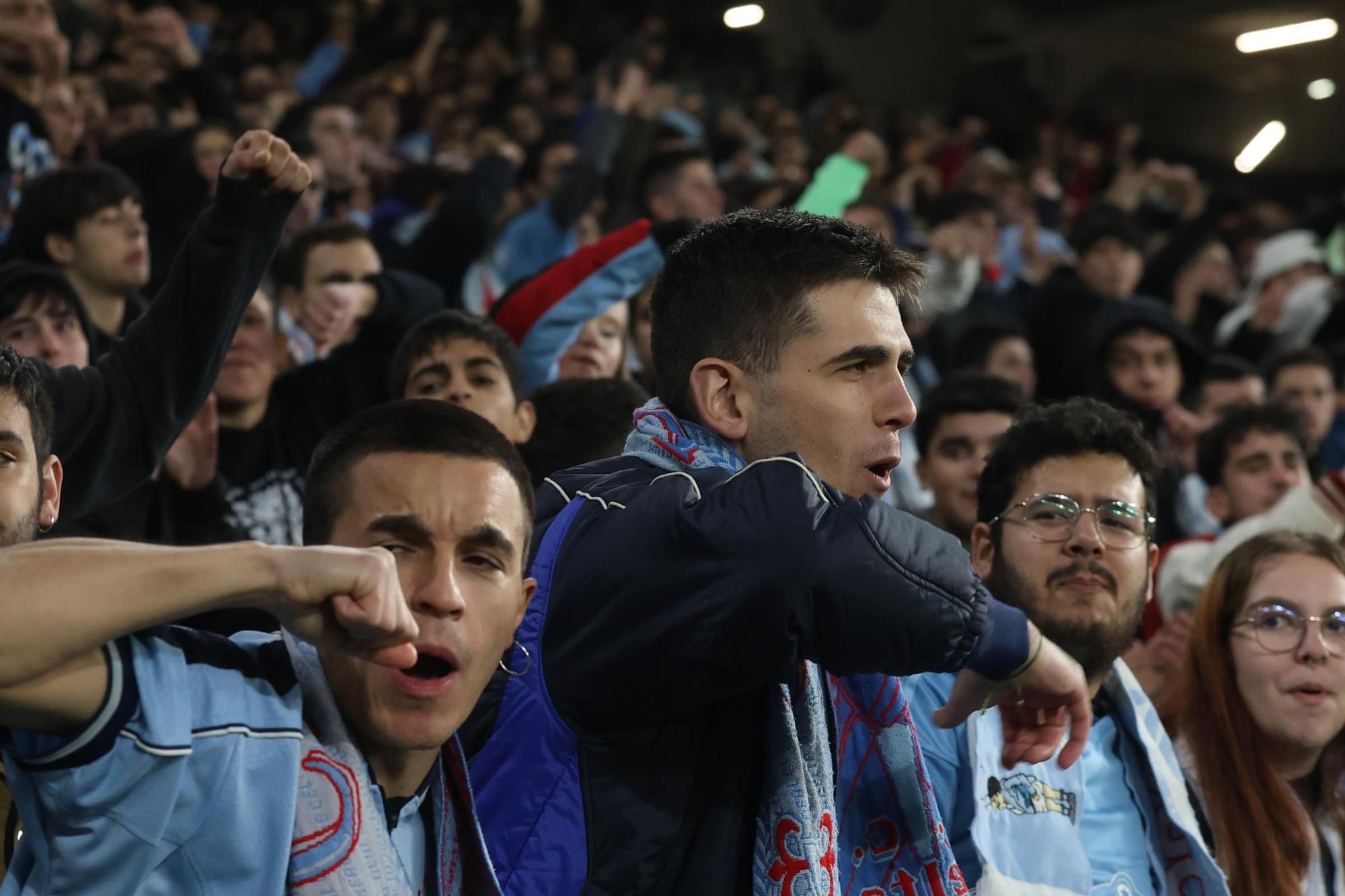 El Celta-Cádiz, en imágenes