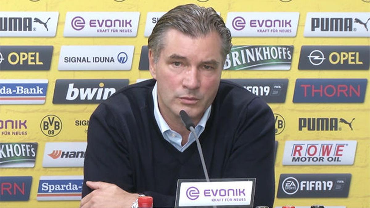 El director deportivo del Dortmund asegura que Achraft se queda