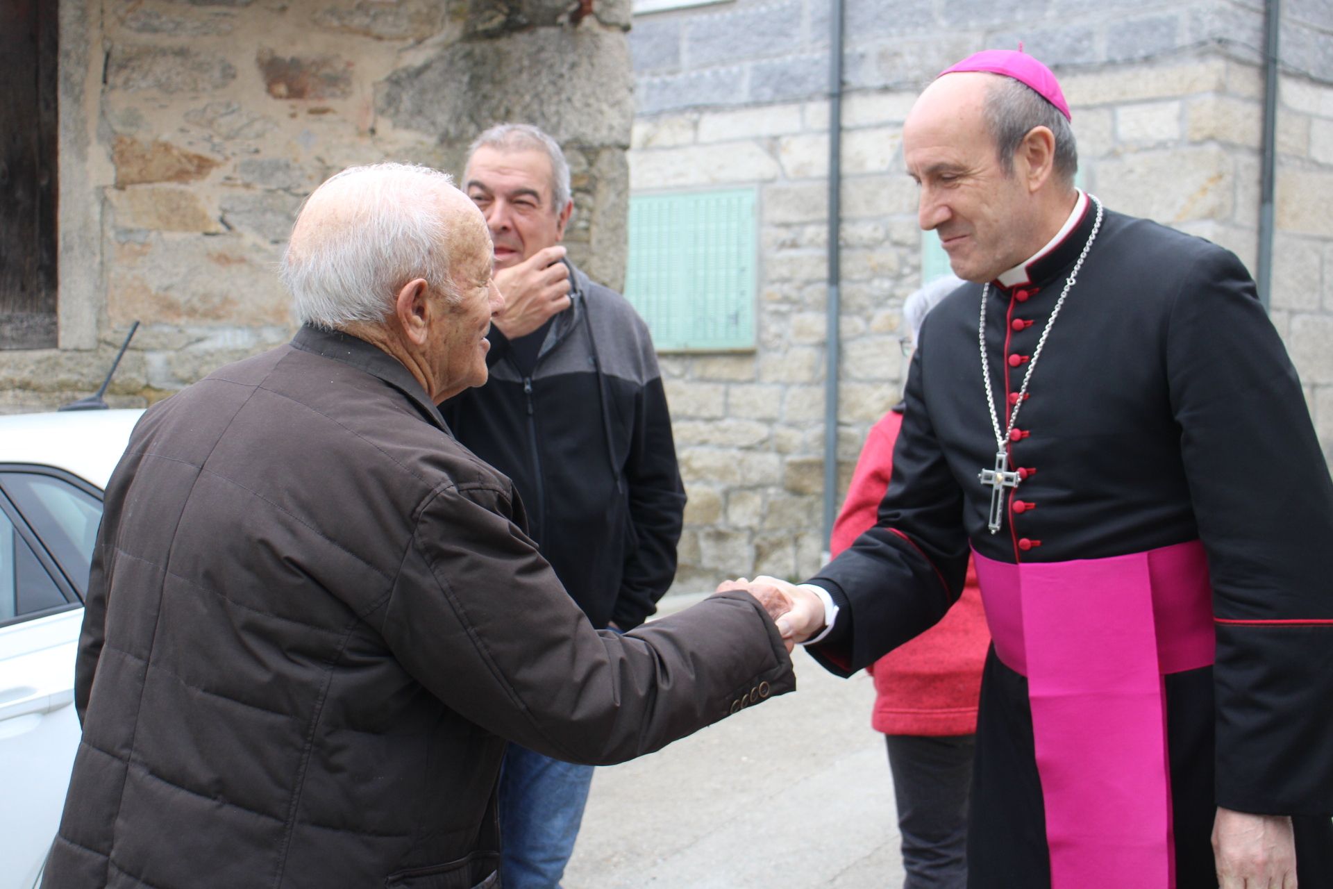 El obispo de Astorga en La Tejera