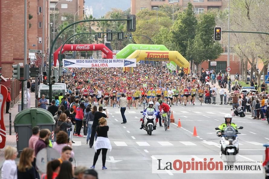 Media Maratón de Murcia: salida