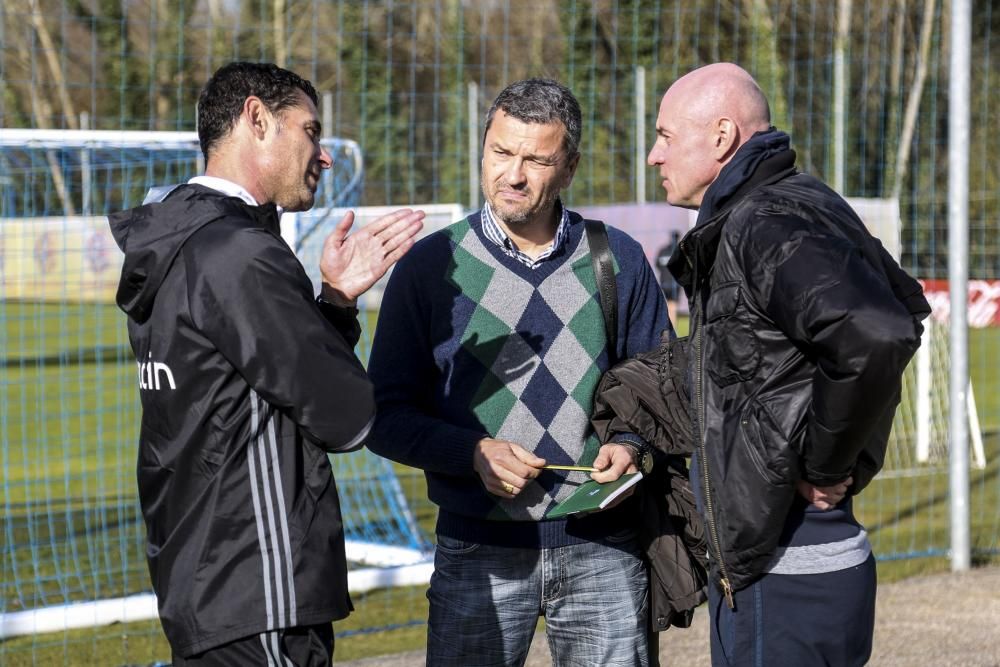 Entrenamiento del Real Oviedo