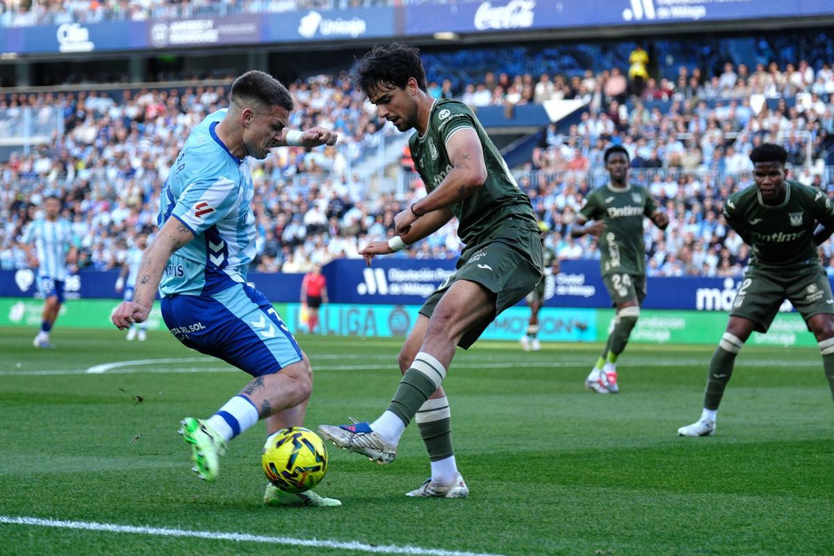 Málaga CF - CD Leganés, en imágenes