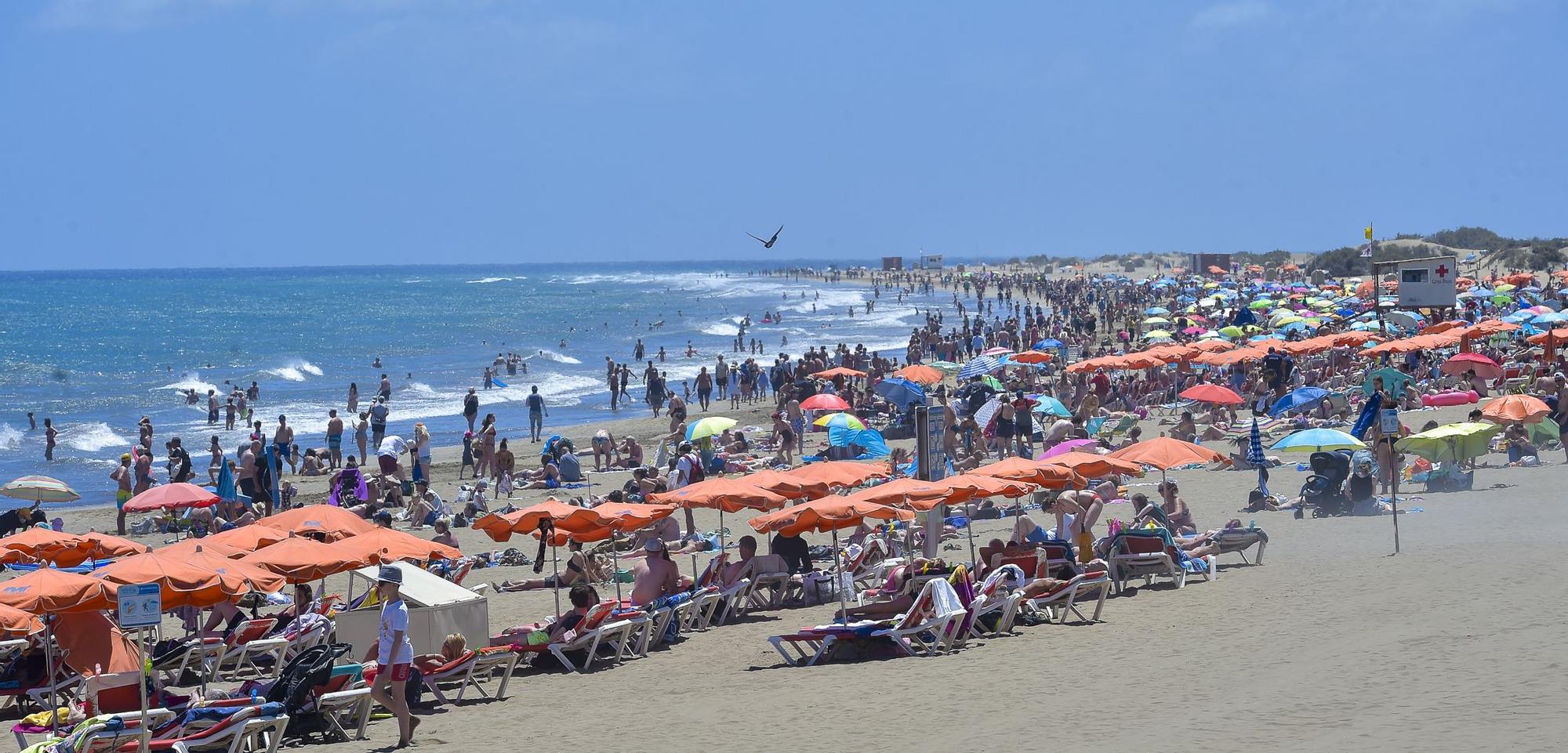 Playa del Inglés en Semana Santana