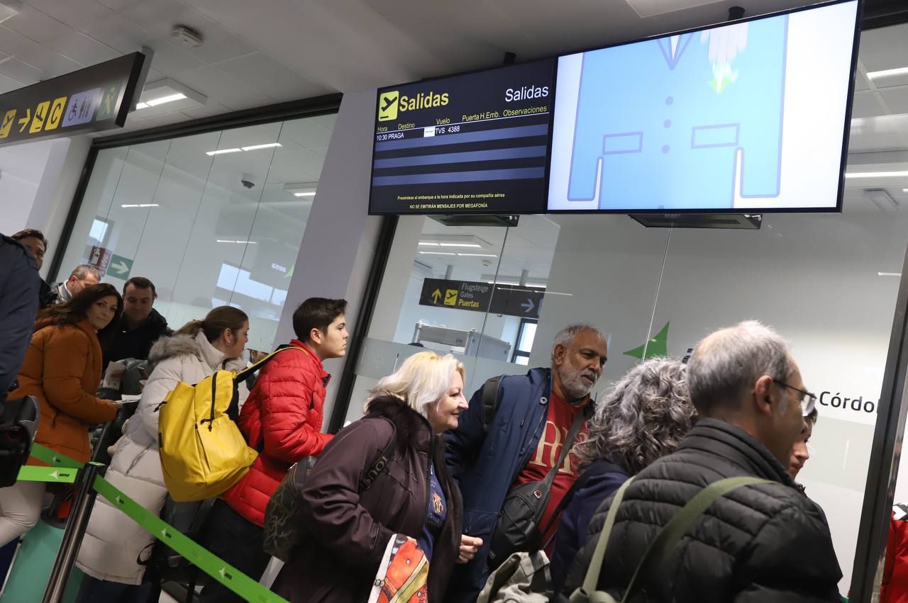 El vuelo a Praga despega del aeropuerto de Córdoba