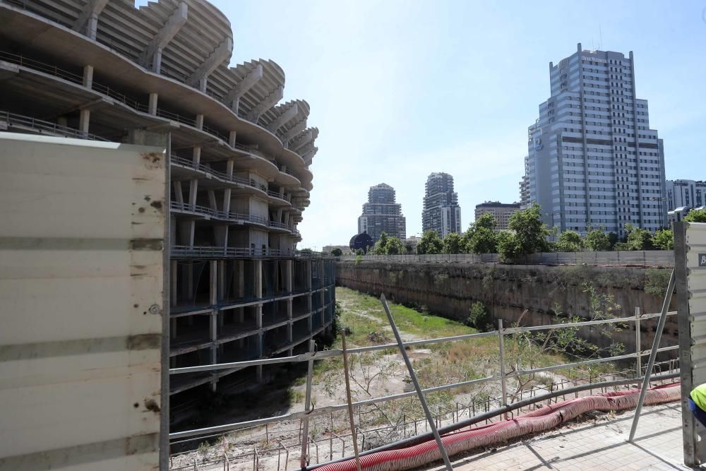 Las imágenes de las obras del nuevo Mestalla