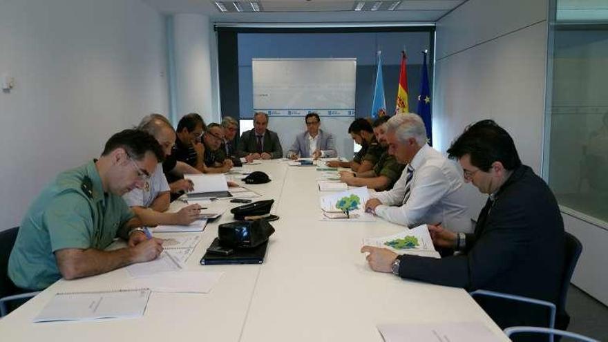 Reunión de ayer del Comité de Coordinación Policial. // Faro