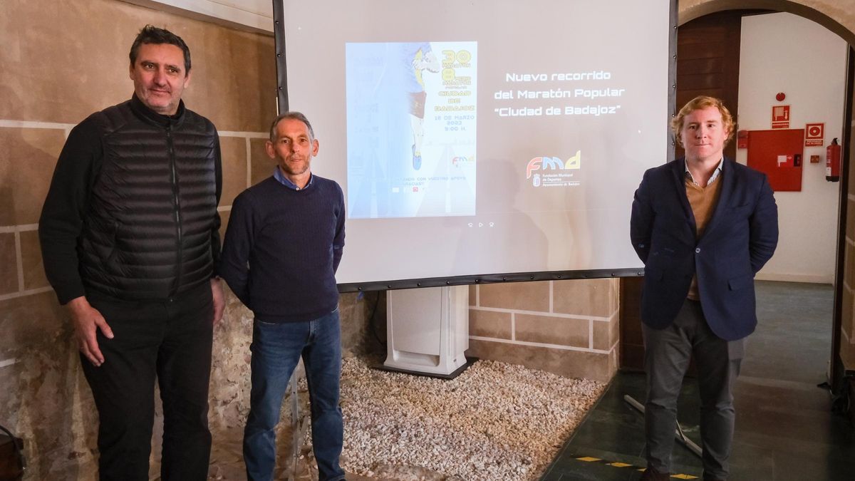 Presentación del 30 Maratón Ciudad de Badajoz.