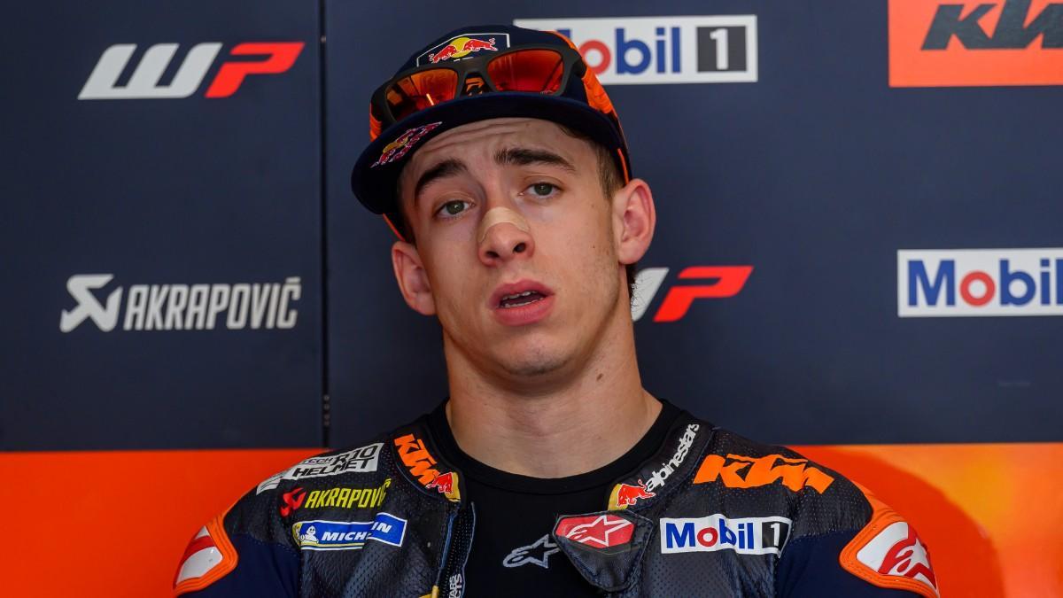 Pedro Acosta, durante el GP de España