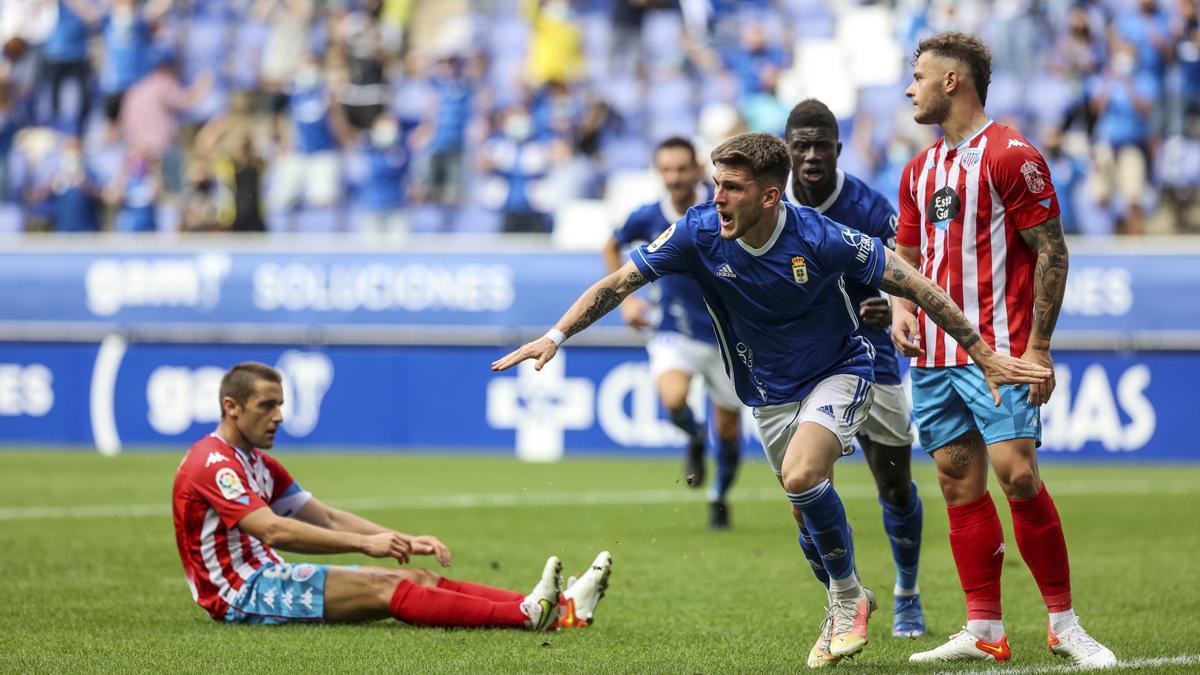 El partido del Real Oviedo, en imágenes