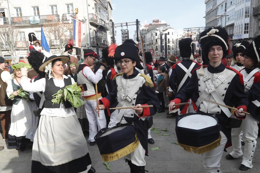 La representación de la expulsión de las tropas invasoras francesas congrega en el casco histórico a miles de personas para disfrutar del broche de oro a un fin de semana de fiesta.