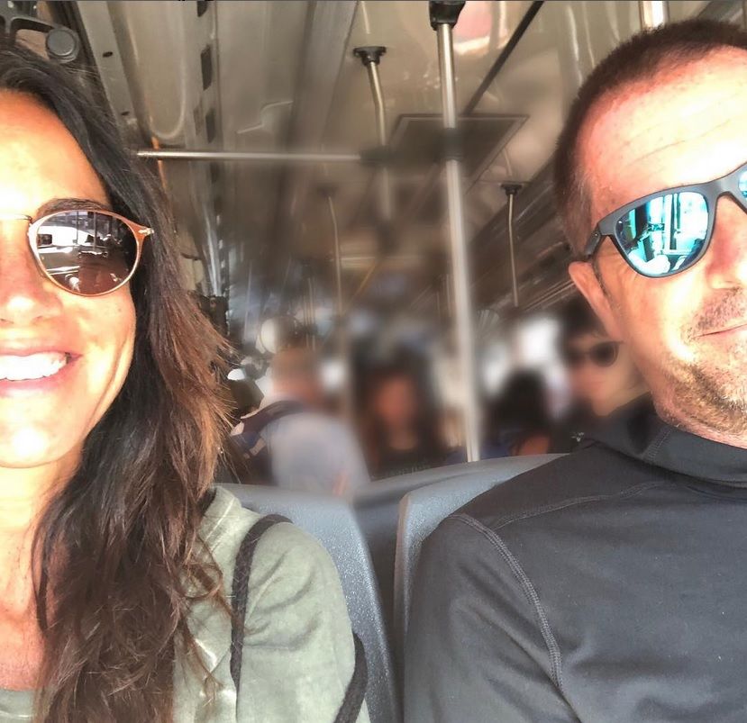 Cristina Saavedra y Manu Carreño, en una publicación que ella subía a Instagram hace algo más de tres años.