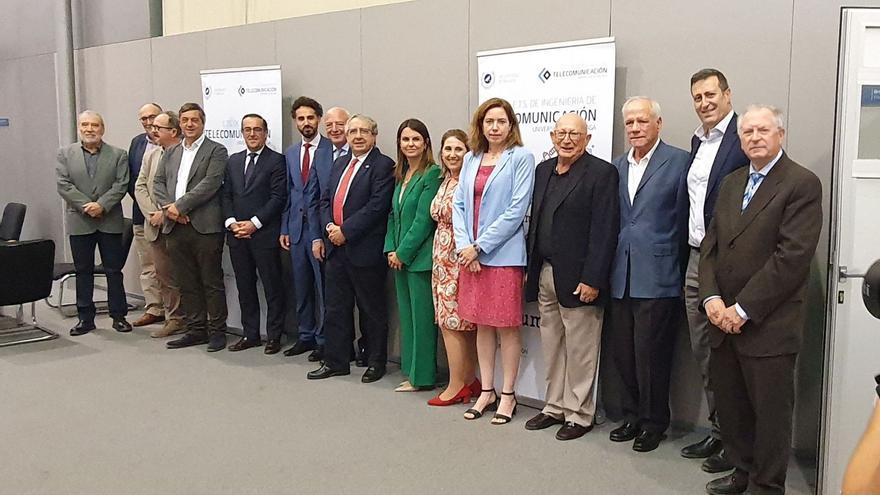 Participantes en el acto central en Málaga del Día Mundial de las Telecomunicaciones y la Sociedad de la Información.