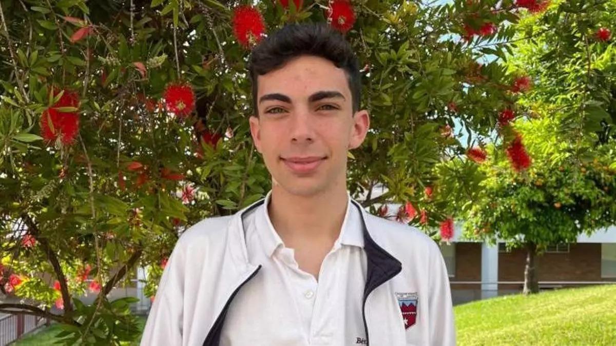 Jesús García Muñoz, alumno del colegio Bética Mudarra.