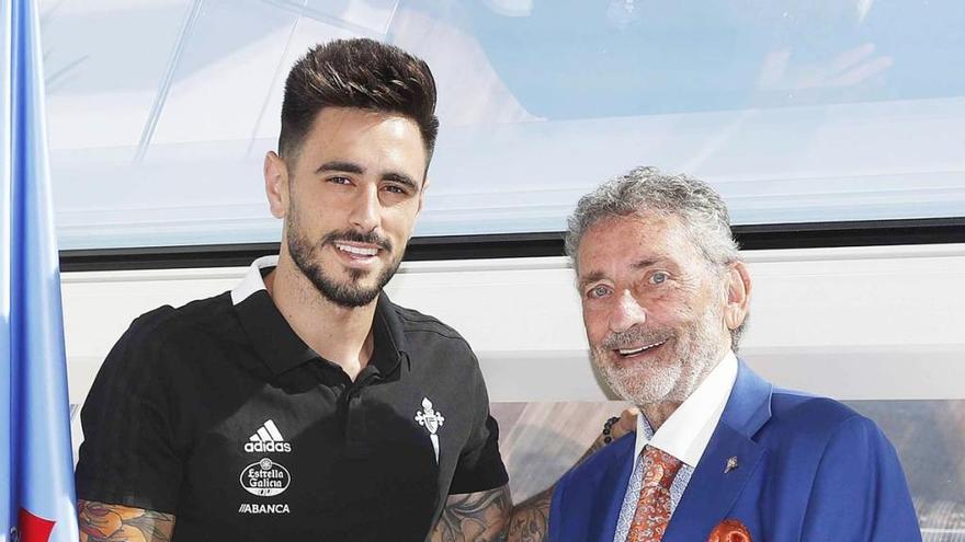 David Costas y Carlos Mouriño, en A Sede. // RC Celta