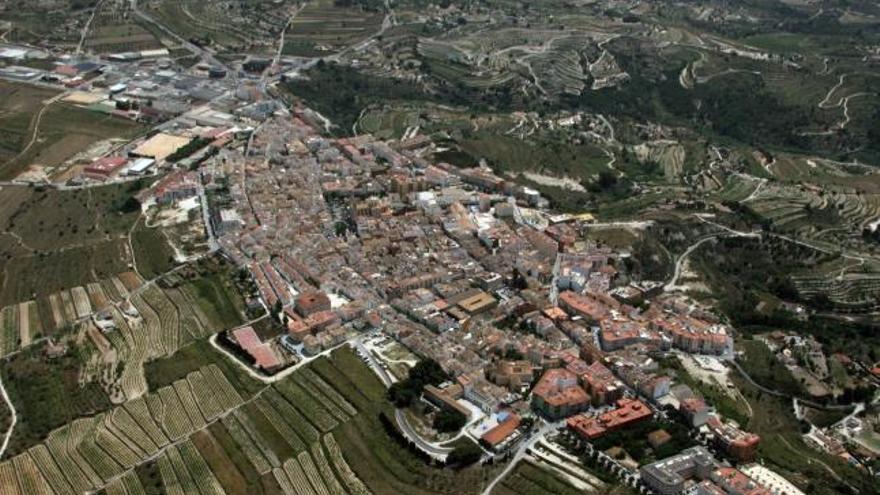 Imagen aérea de Benissa.