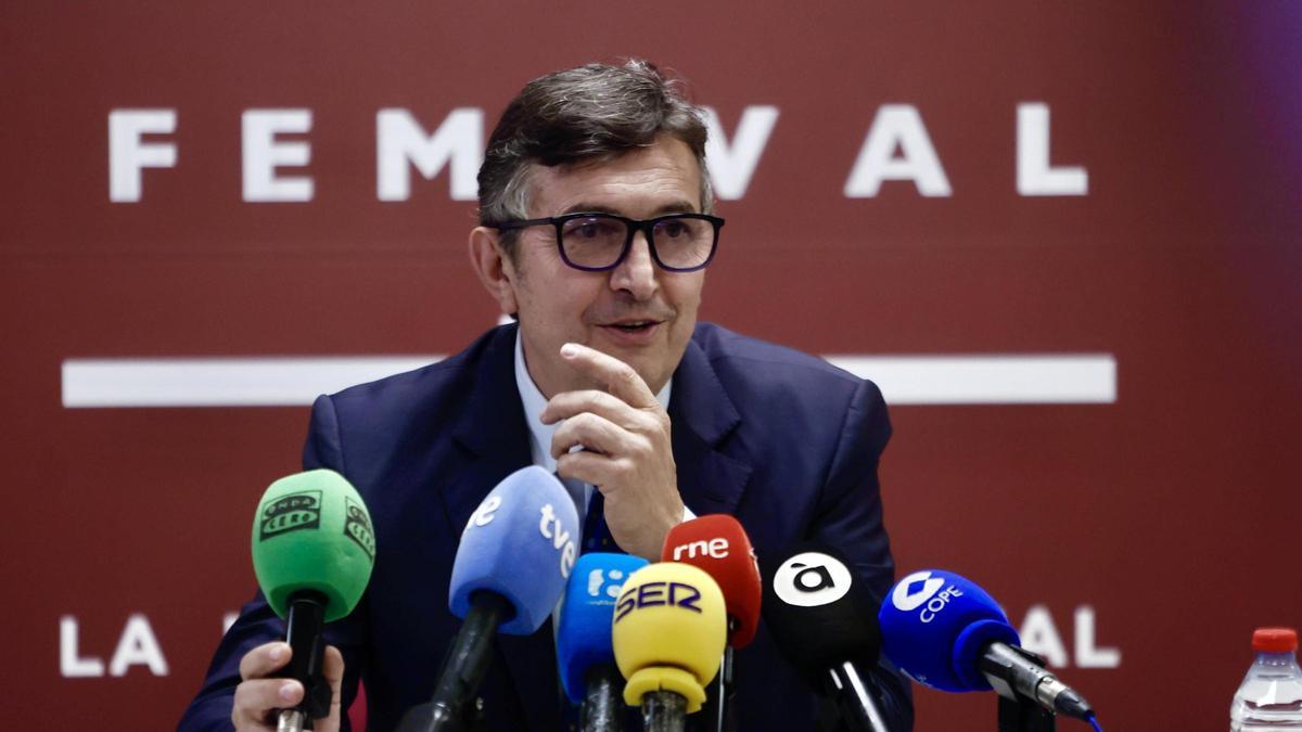 Vicente Lafuente al anunciar su candidatura a la CEV el pasado septiembre