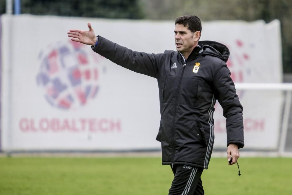 Entrenamiento del Real Oviedo en El Requexón