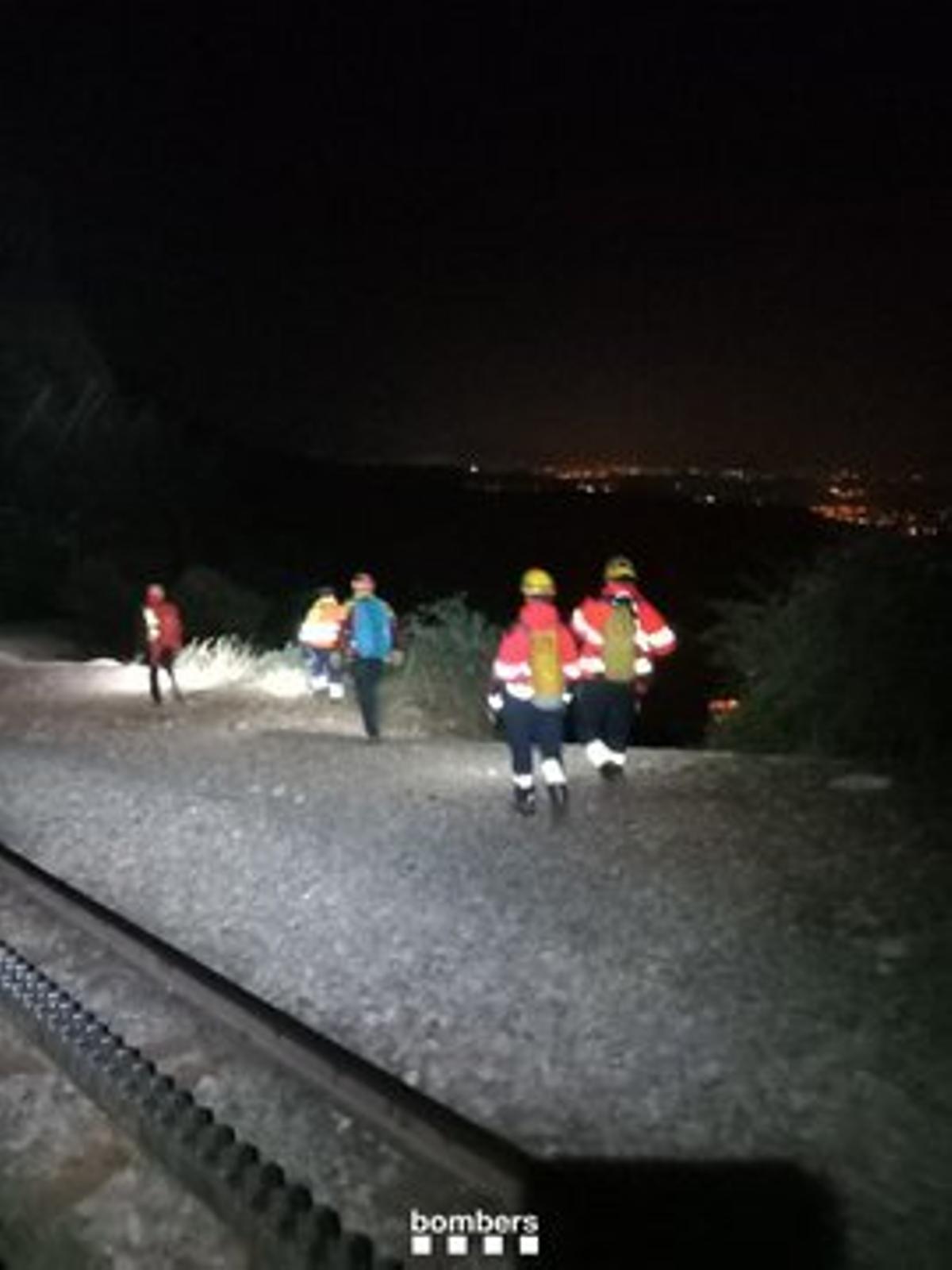 Rescat de la unitat del GRAE a Montserrat