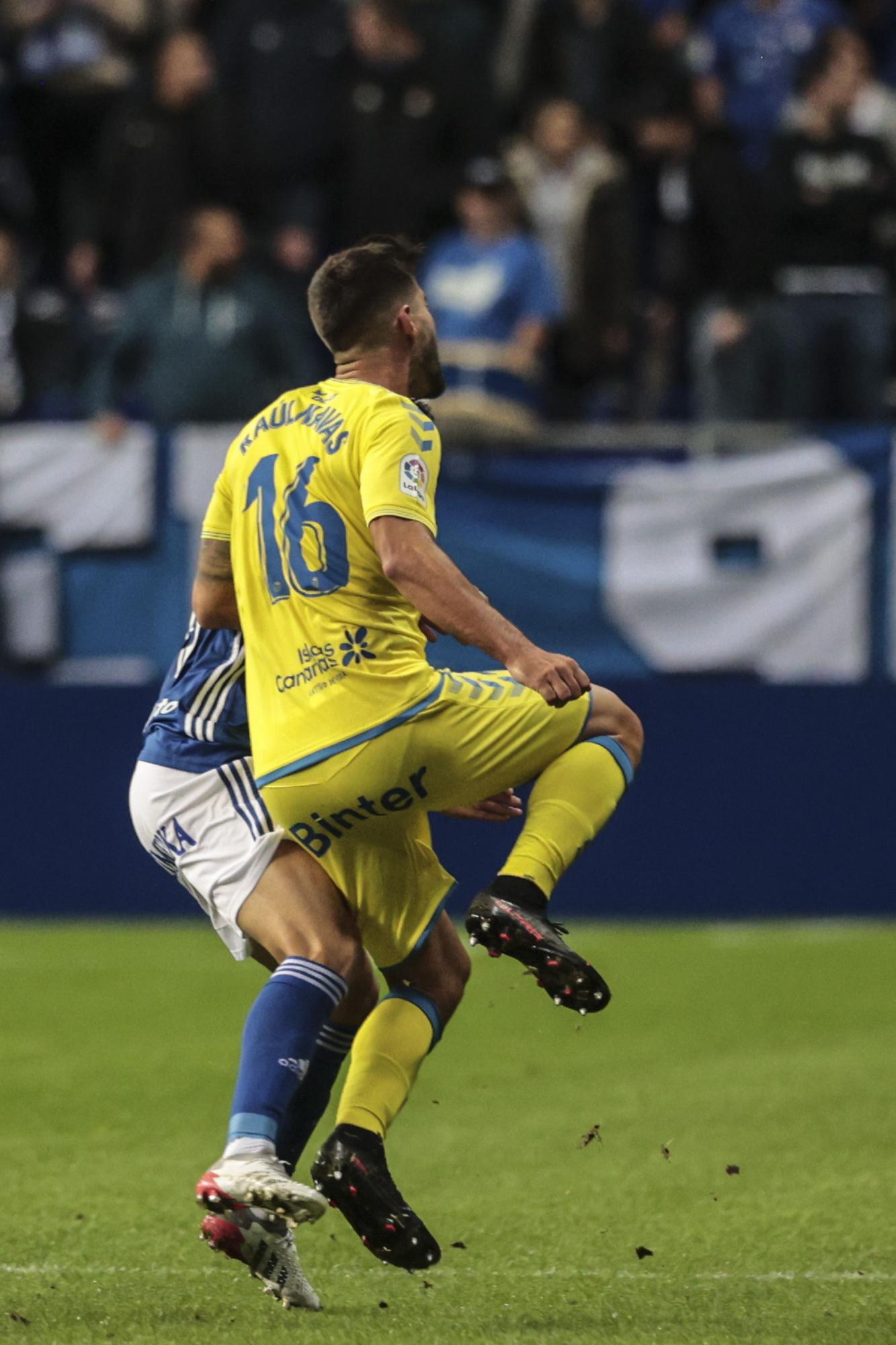 En imágenes: así fue el empate entre el Real Oviedo y Las Palmas