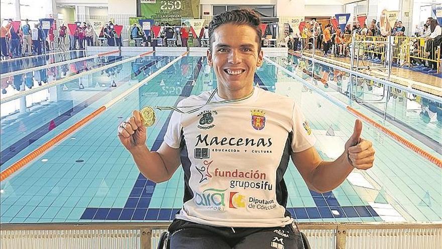 Paco Salinas ‘Koki’, en la élite de la natación adaptada de Andalucía