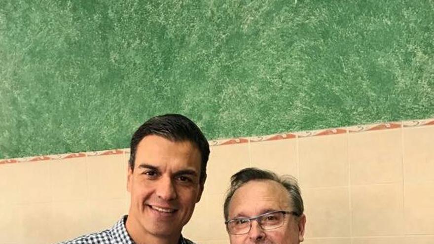 Pedro Sánchez y Mariano Beltrá en un encuentro reciente