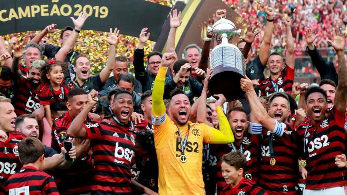 Diego Alves levantó la Copa Libertadores con Flamengo en 2019