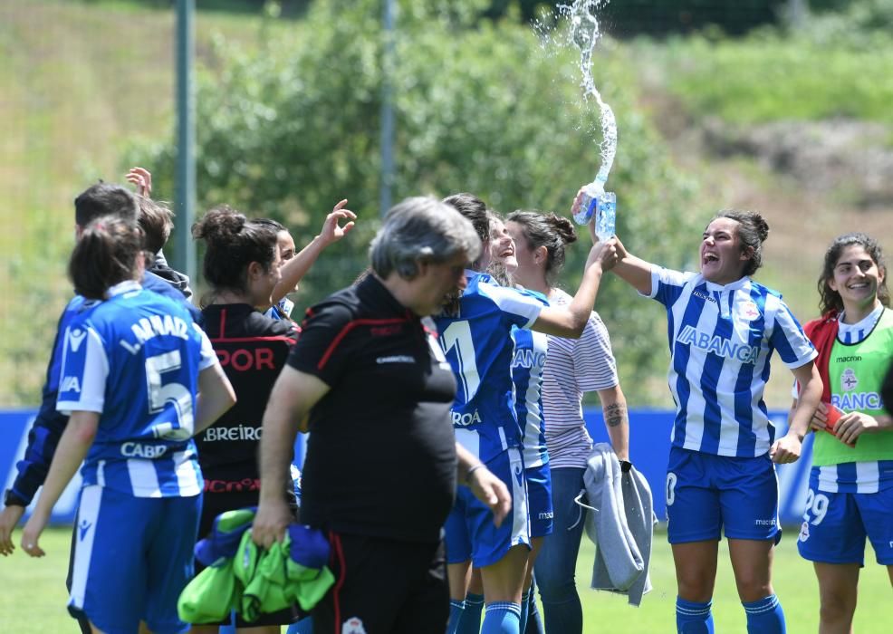 El Dépor golea y se mete en la final para subir