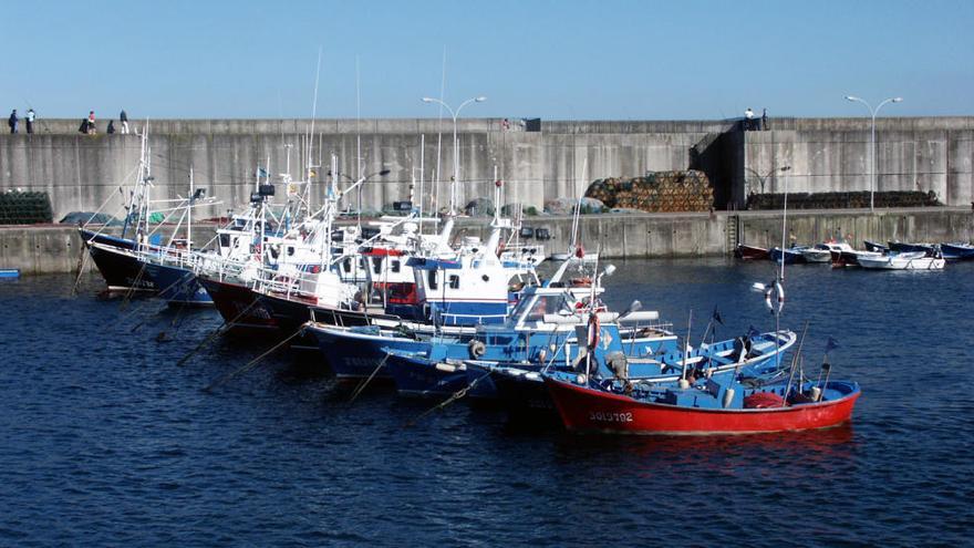 Barcos pesqueros en Lastres.