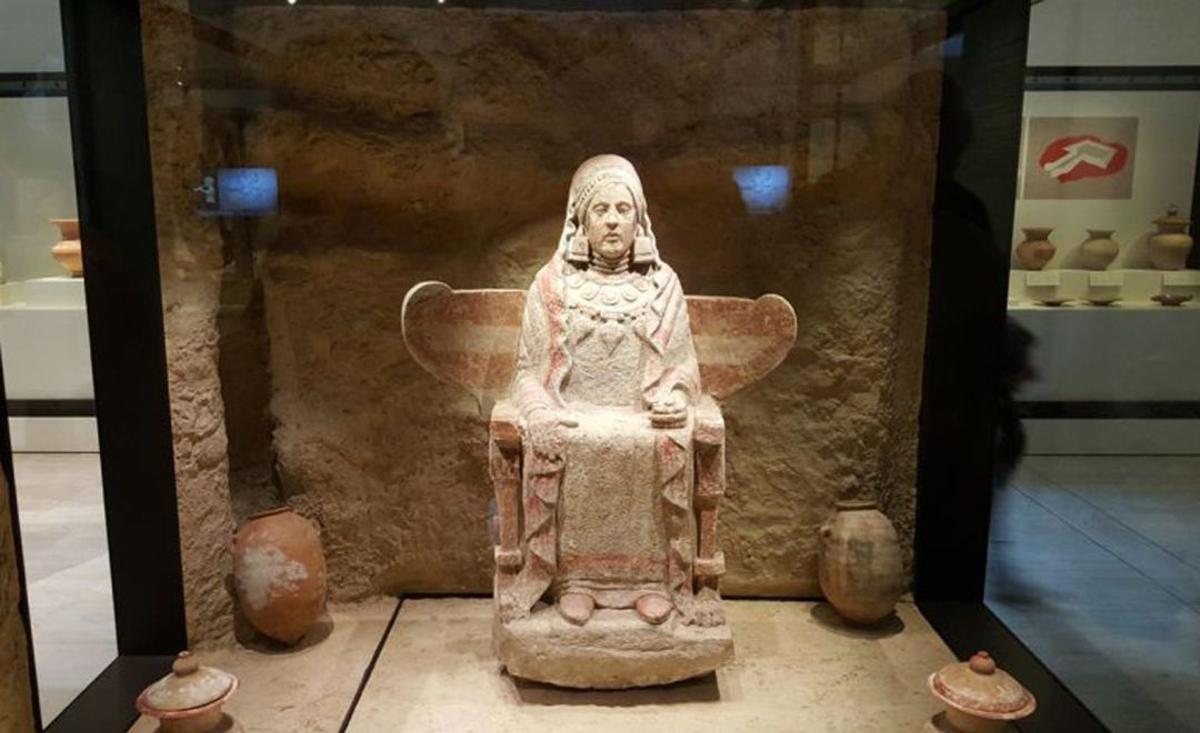 La Dama de Baza, en el Museo Arqueológico Nacional