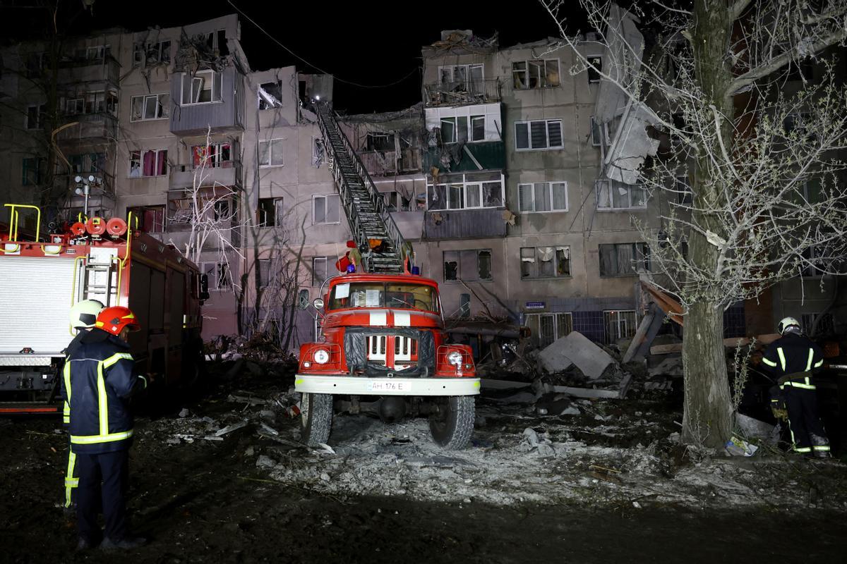 Nueve muertos y más de 20 heridos tras un bombardeo ruso en Sloviansk, en Donetsk.