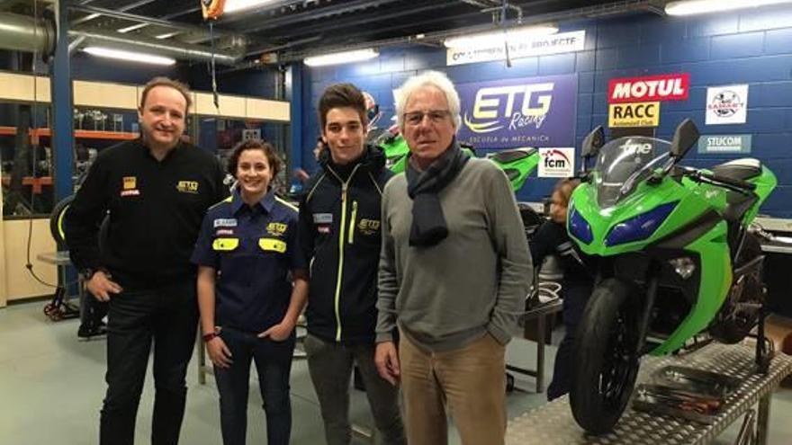 Ana Carrasco (ETG Racing) pren contacte amb la Kawasaki del Mundial