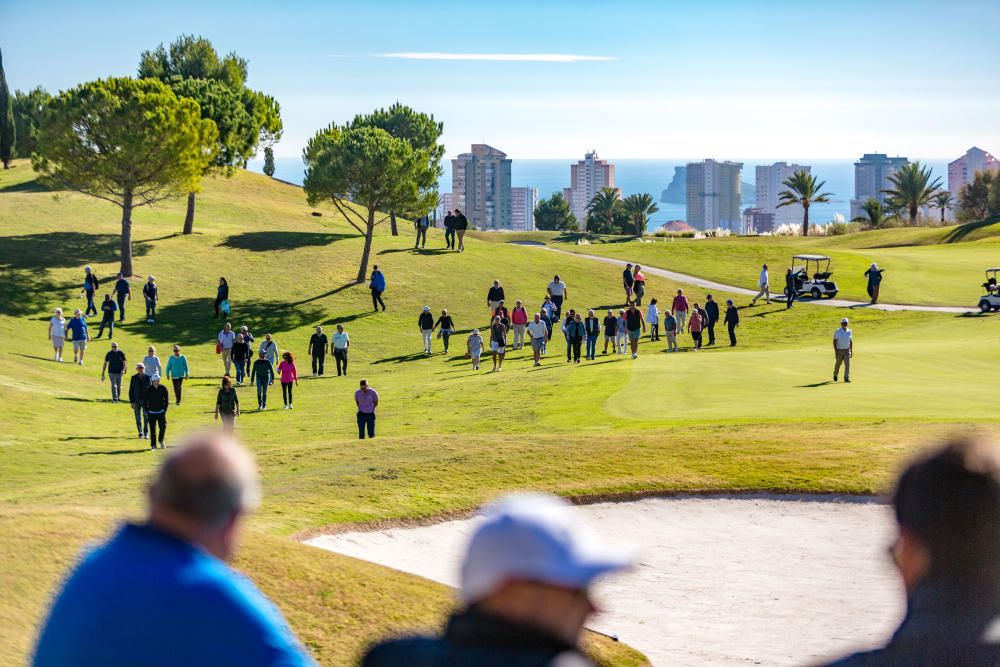 Olazábal y Jiménez lideran el elenco de legendarios golfistas que disputan a partir de hoy el Costa Blanca Seniors Masters en el hotel Villaitana