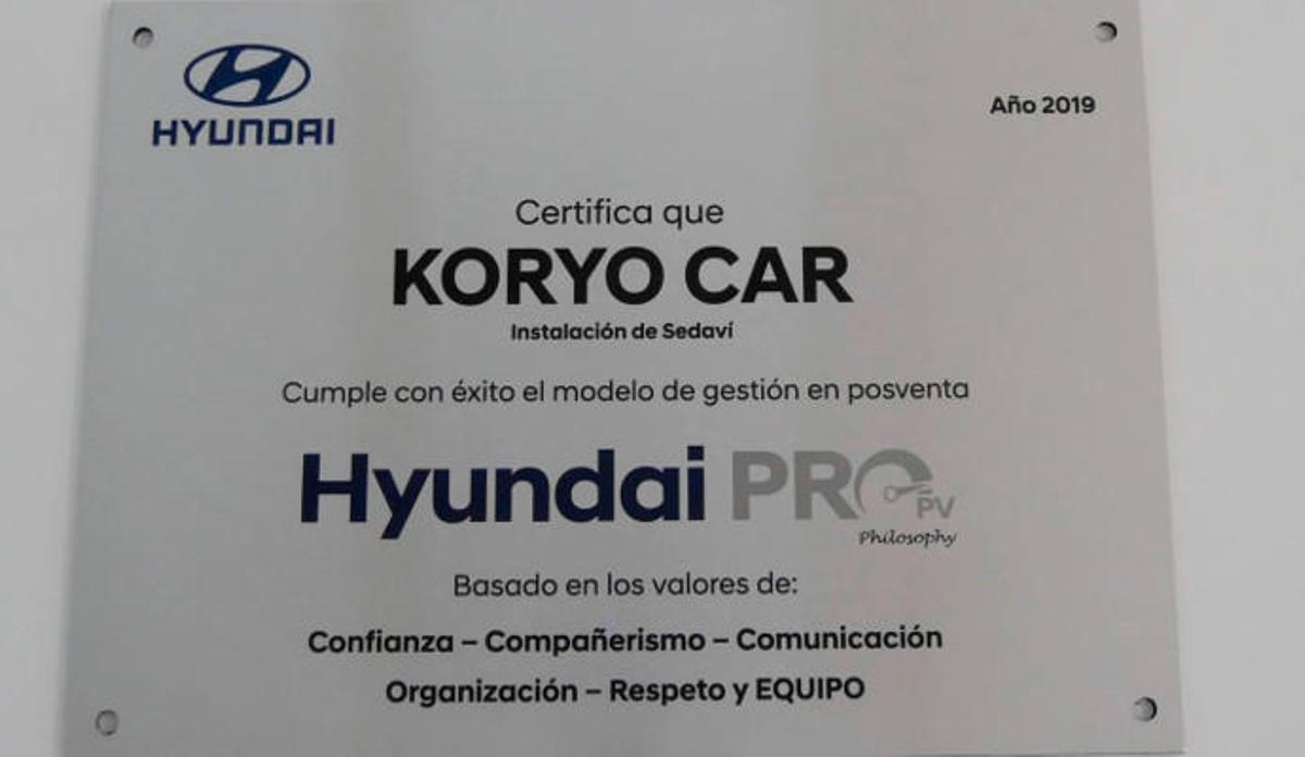 Hyundai Koryo Car obtiene el máximo galardón de la firma coreana en el ámbito de la postventa