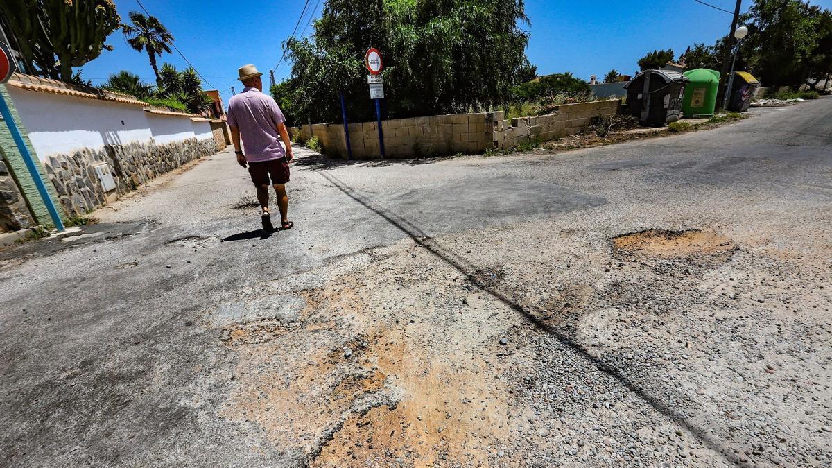 Numerosas calles del litoral presentan deterioro en el asfaltado