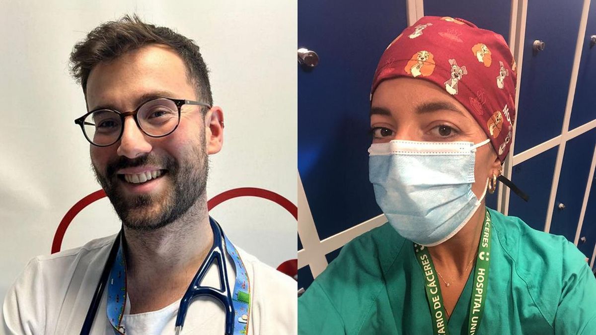 Miguel Pena y María Orellana dos residentes que repiten el MIR para cambiar de especialidad