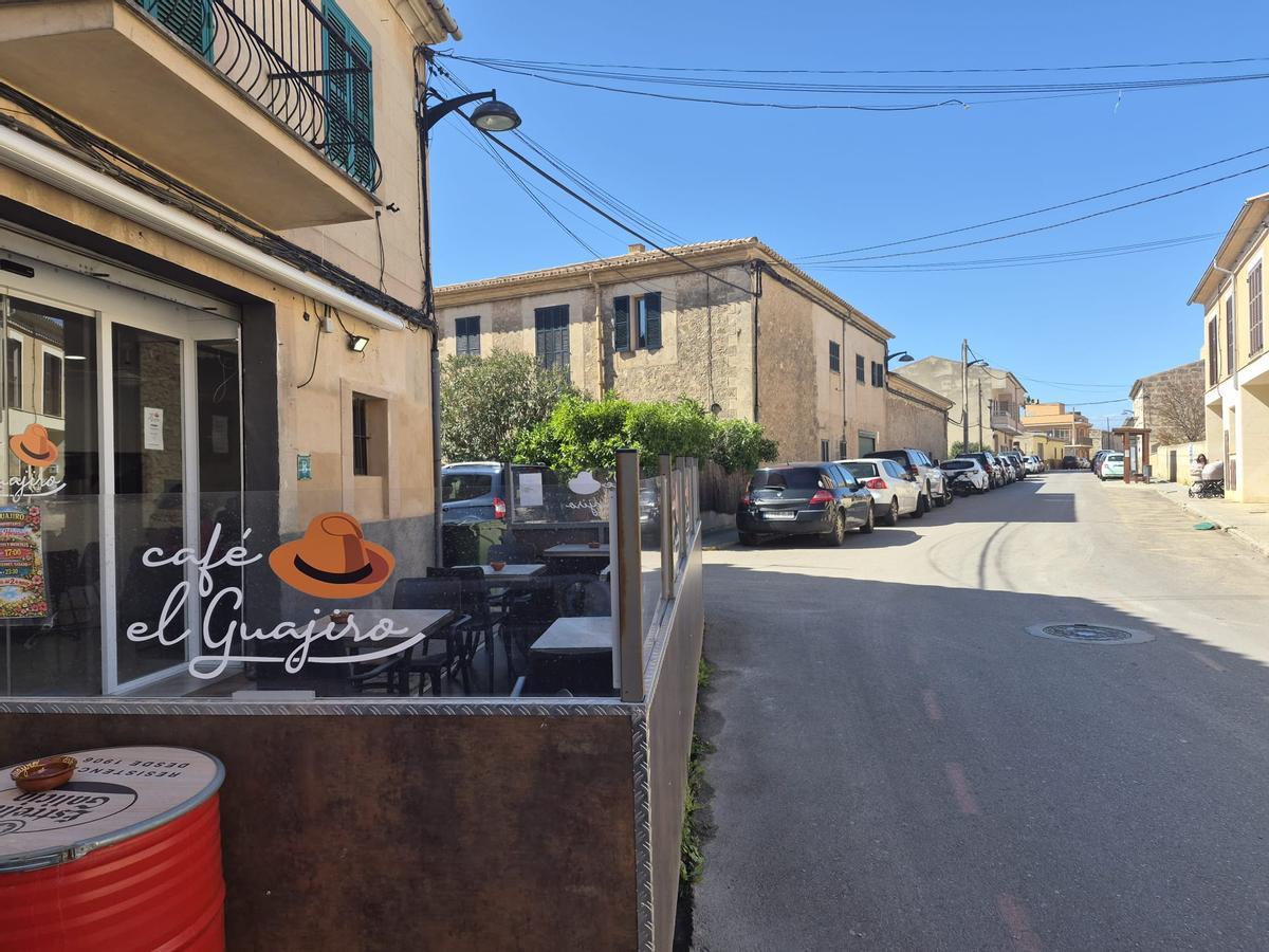 Una calle de Pòrtol, este miércoles por la mañana.