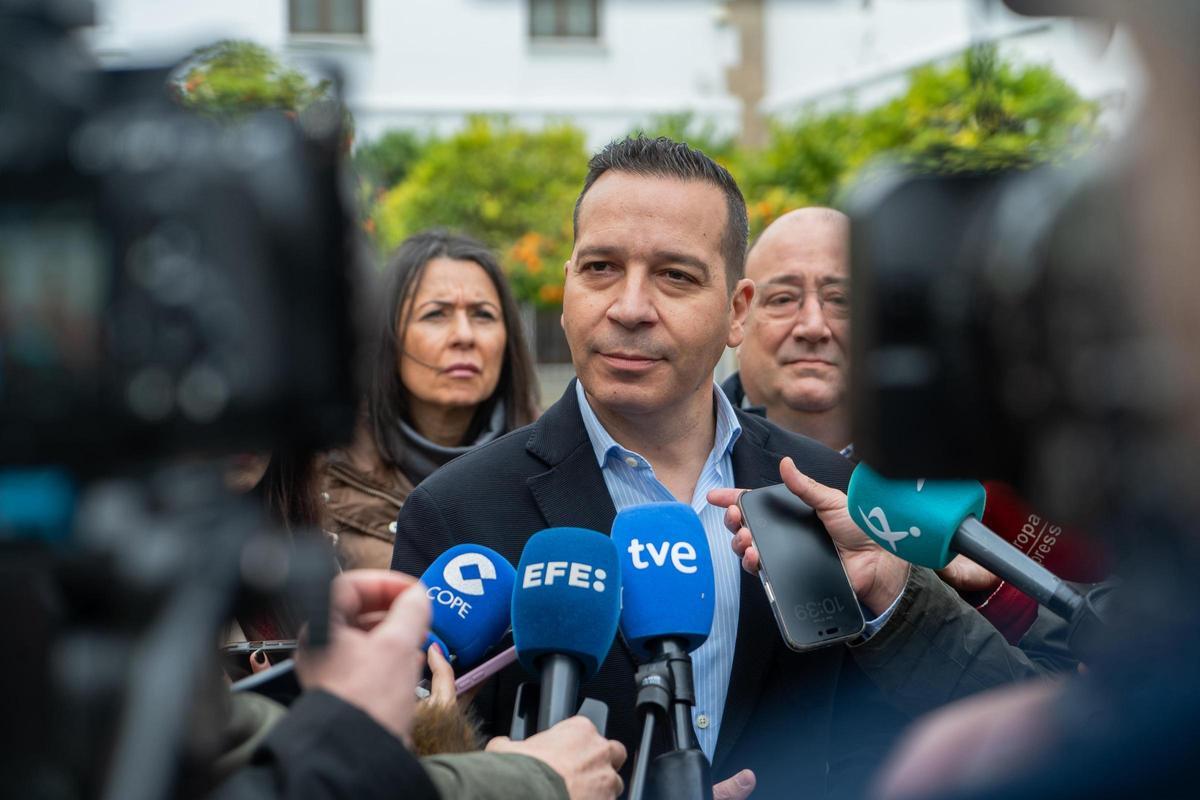 El portavoz de Vox en la Asamblea de Extremadura, Óscar Fernández Calle.