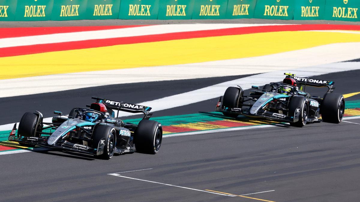 George Russell ha impuesto su ley en Bélgica por delante de su compañero Lewis Hamilton