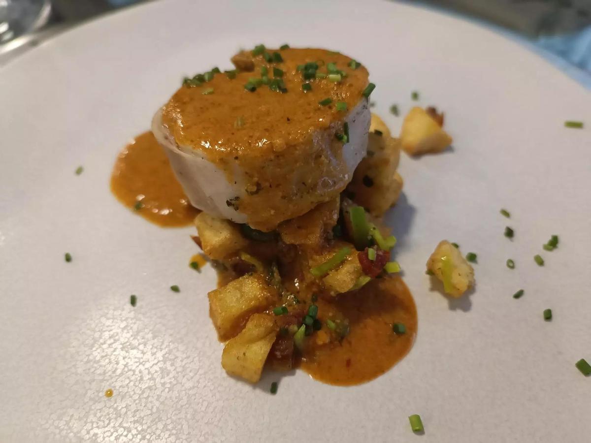 Uno de los platos del restaurante.