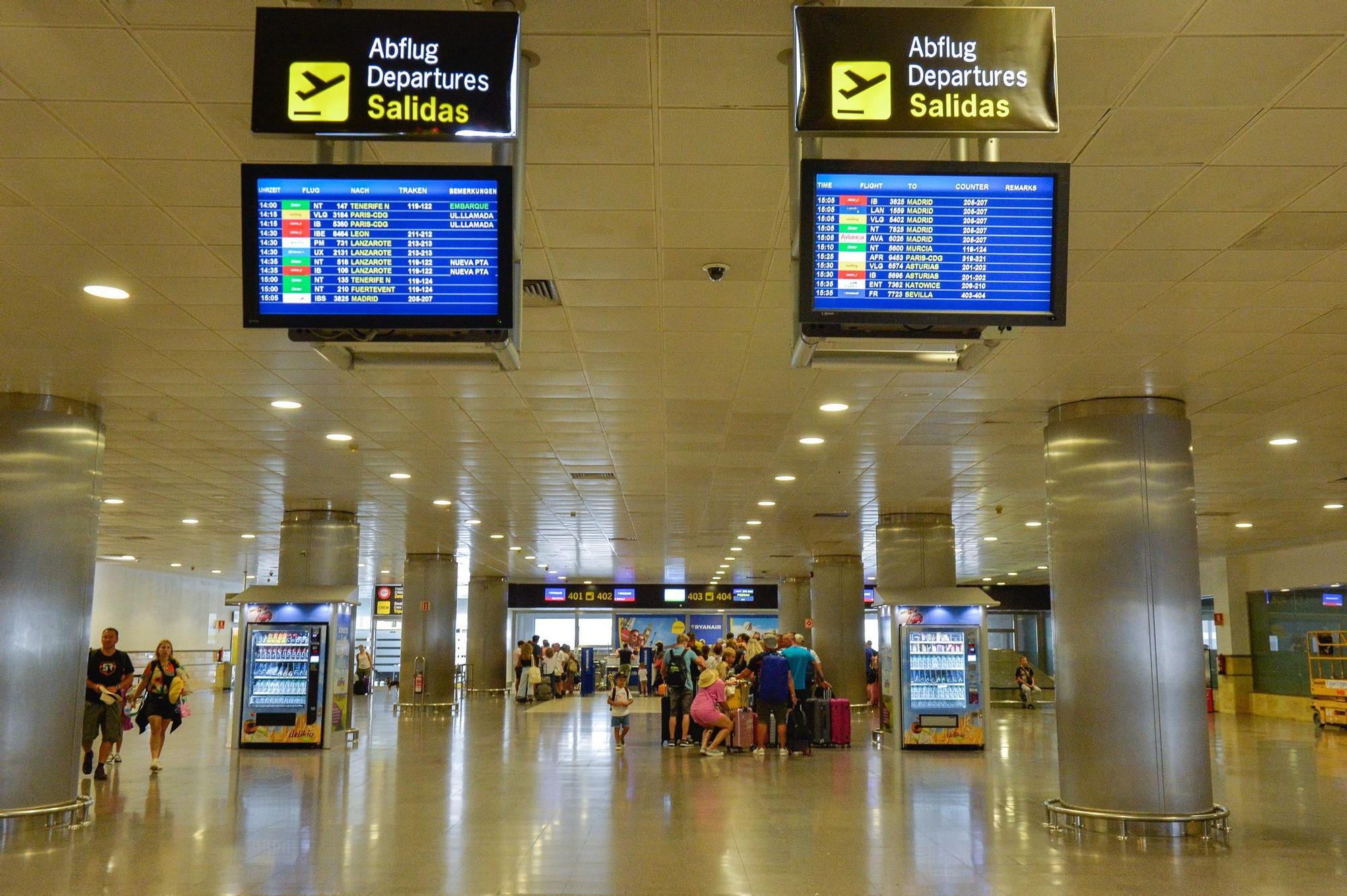 Huelga de compañías aéreas ben el Aeropuerto de Gran Canaria