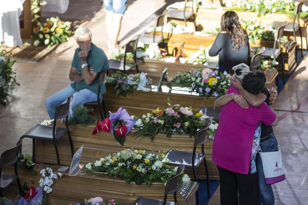 Funeral por las víctimas del terremoto de Italia