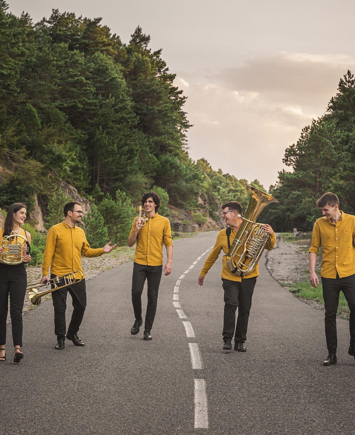 La formació Kambrass Quintet actuarà el 16 de maig a Sant Mateu de Montnegre.