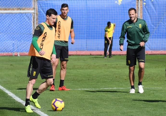 01/02/2019 TELDE. Entrenamiento UD Las Palmas en El Hornillo.  Fotografa: YAIZA SOCORRO.